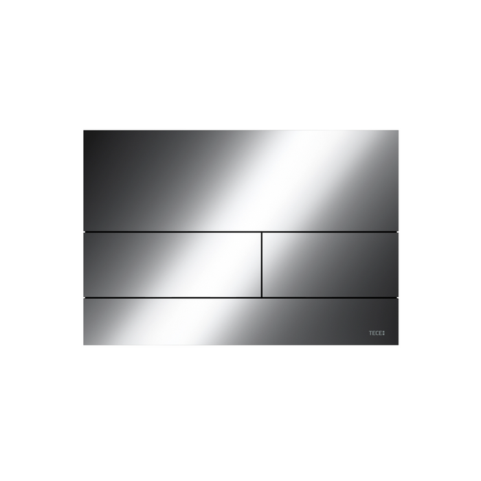 TECE Square II Actuator - Polished Black Chrome *Tiled walls only*