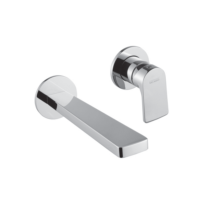 Armando Vicario Lago Wall Basin Mixer KIT (without Faceplate) - Chrome