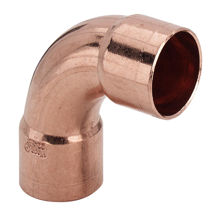 90 deg Copper Elbow (Exp 2 Ends)