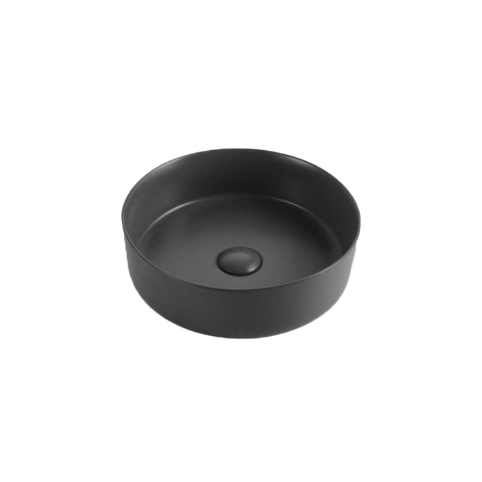 Eton Space Round Vessel 365Ã˜ x 120H - Matt Black