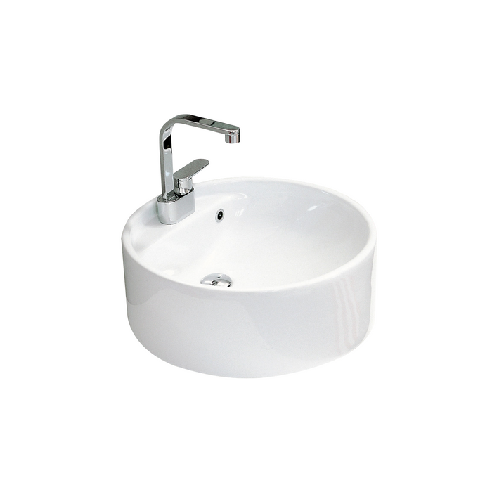 Flaminia Round Bench Basin 52cm 1 Tap Hole