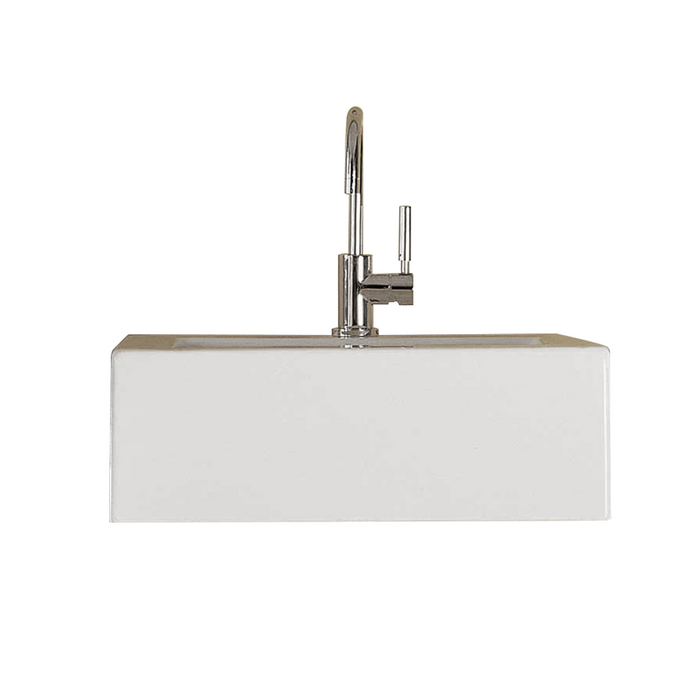 Flaminia Acquagrande Semi Recessed Basin 600mm x 555mm No Tap Hole