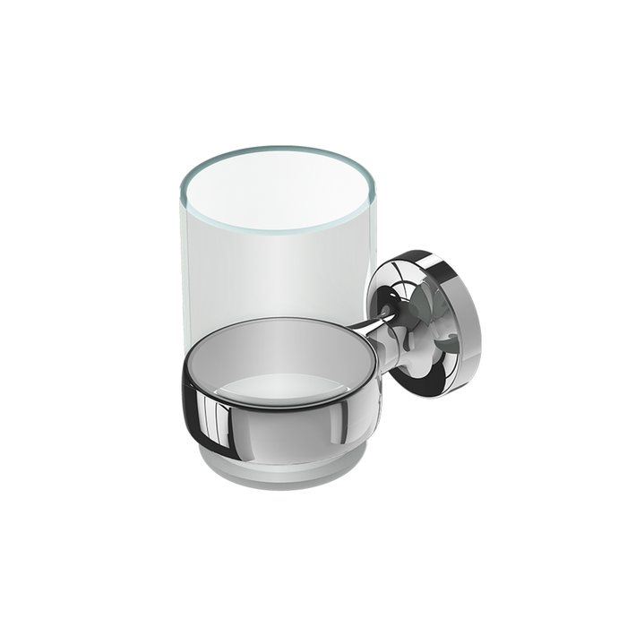 Geesa Tone Tumbler Holder Clear Glass