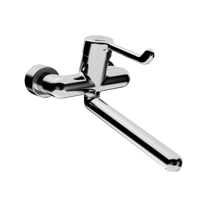 Hansa Medipro Exp Accessible Sink Tap 226mm Spout - Long Lever Stick