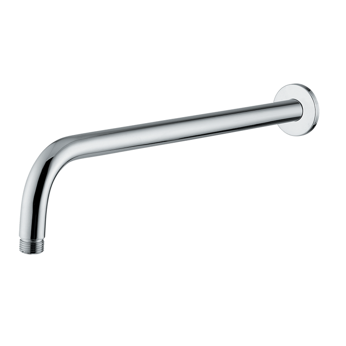 M&Z Radius F Round Brass 300mm Wall Shower Arm