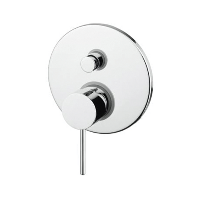 M&Z Ditirambo Shower / Bath Mixer w/Round Metal Face Plate