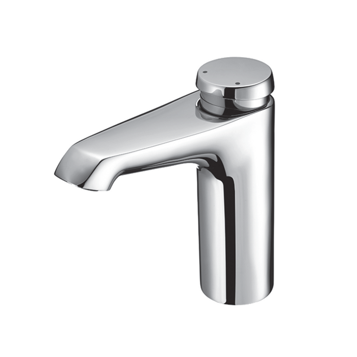 Schell XERIS SC-M Time Push Basin Tap (Mixed Water)