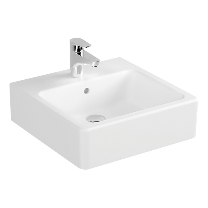 Vitra Nuovella Wall Washbasin 500 x 500 x 150H 1 Tap Hole