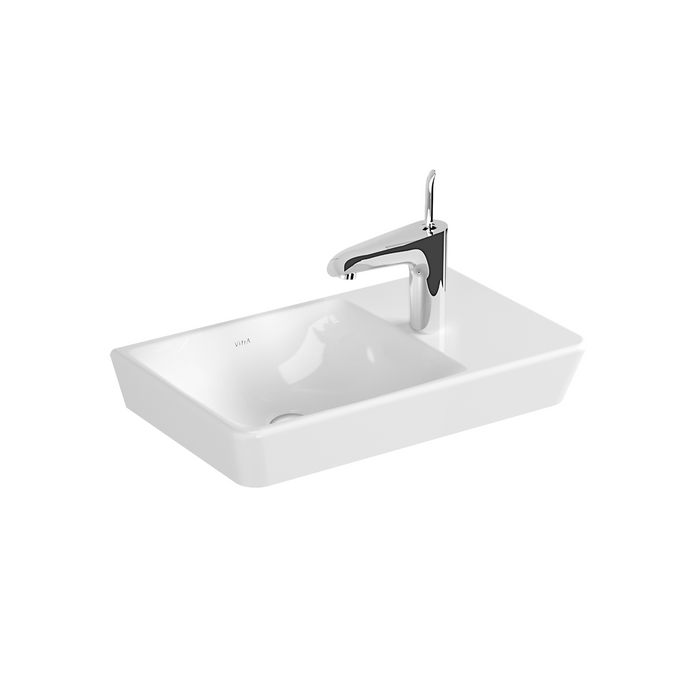 Vitra T4 Wall Washbasin 500 x 300 x110H 1 Tap Hole