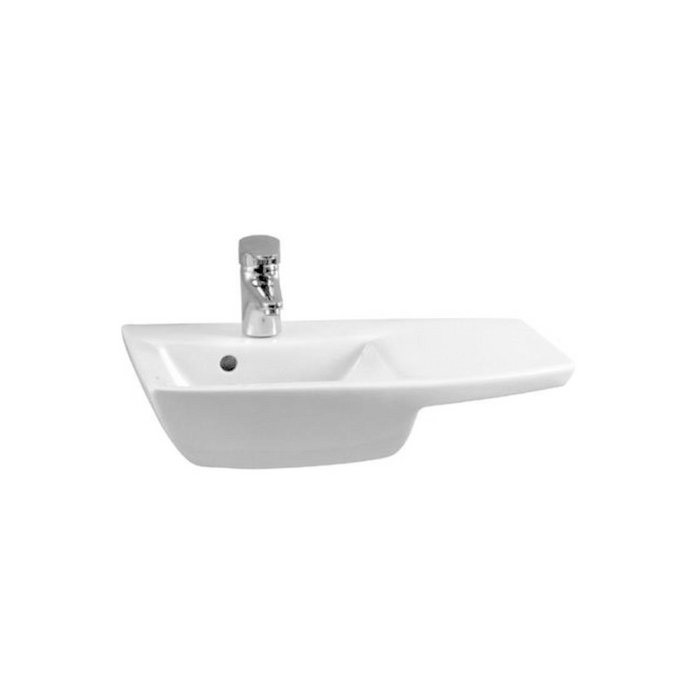 Vitra Nuova RH Wall Washbasin 600mm LH 1 Tap Hole