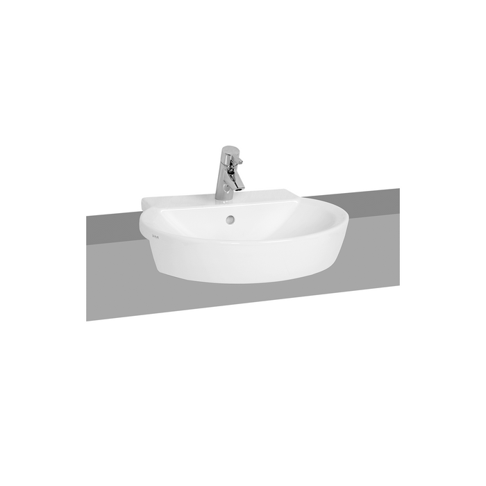 Vitra Sunrise Semi Recessed Basin 55cm