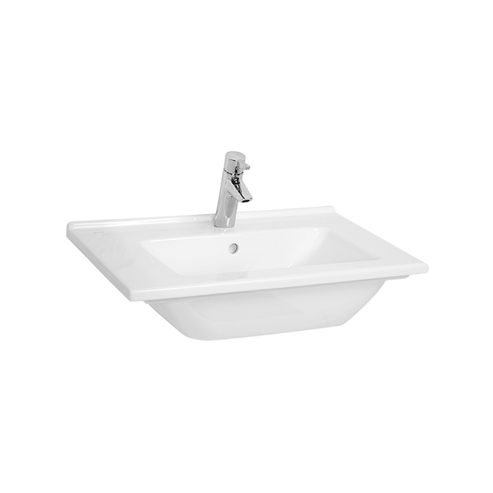 Vitra S50 Vanity Top 600 x 465 x 195H 1 Tap Hole