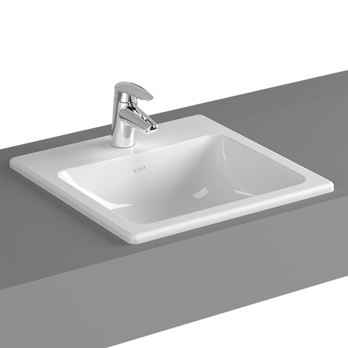 Vitra S20 Inset Washbasin 450 x 450 x 170H 1 Tap Hole