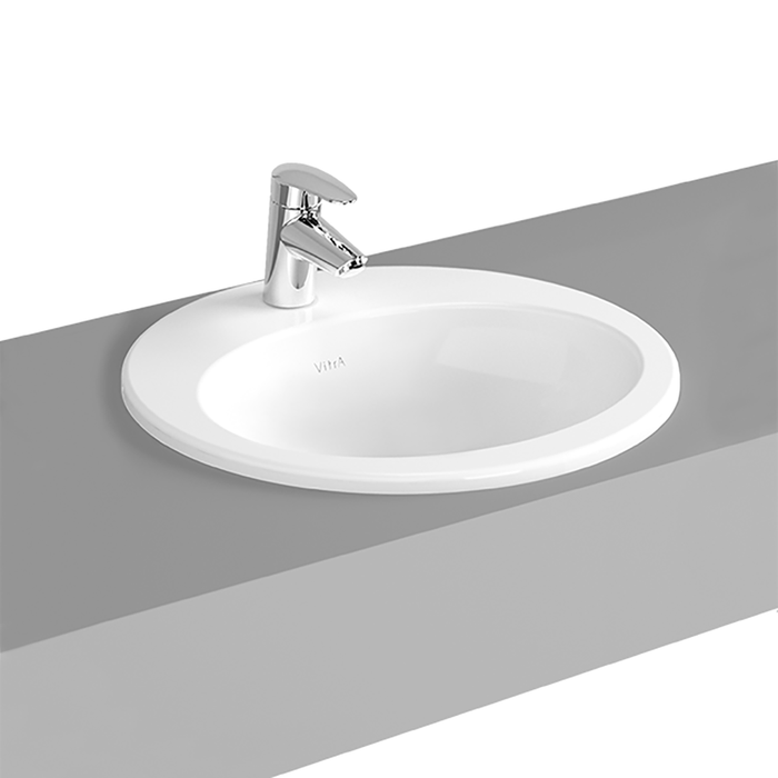 Vitra S20 Inset Washbasin 480 x 480 x 180H 1 Tap Hole