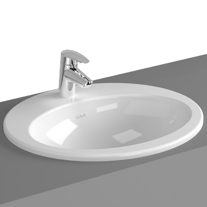 Vitra S20 Inset Washbasin 525 x 475 x 180H 1 Tap Hole