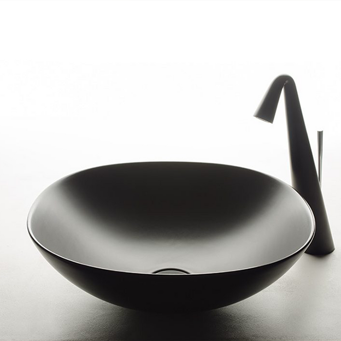 Valdama POD Vessel 420mm x 150H Matt Black